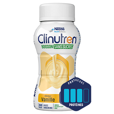 CLINUTREN<sup>®</sup><br>Boisson Sans Sucres CLINUTREN<sup>®</sup><br>Boisson Sans Sucres